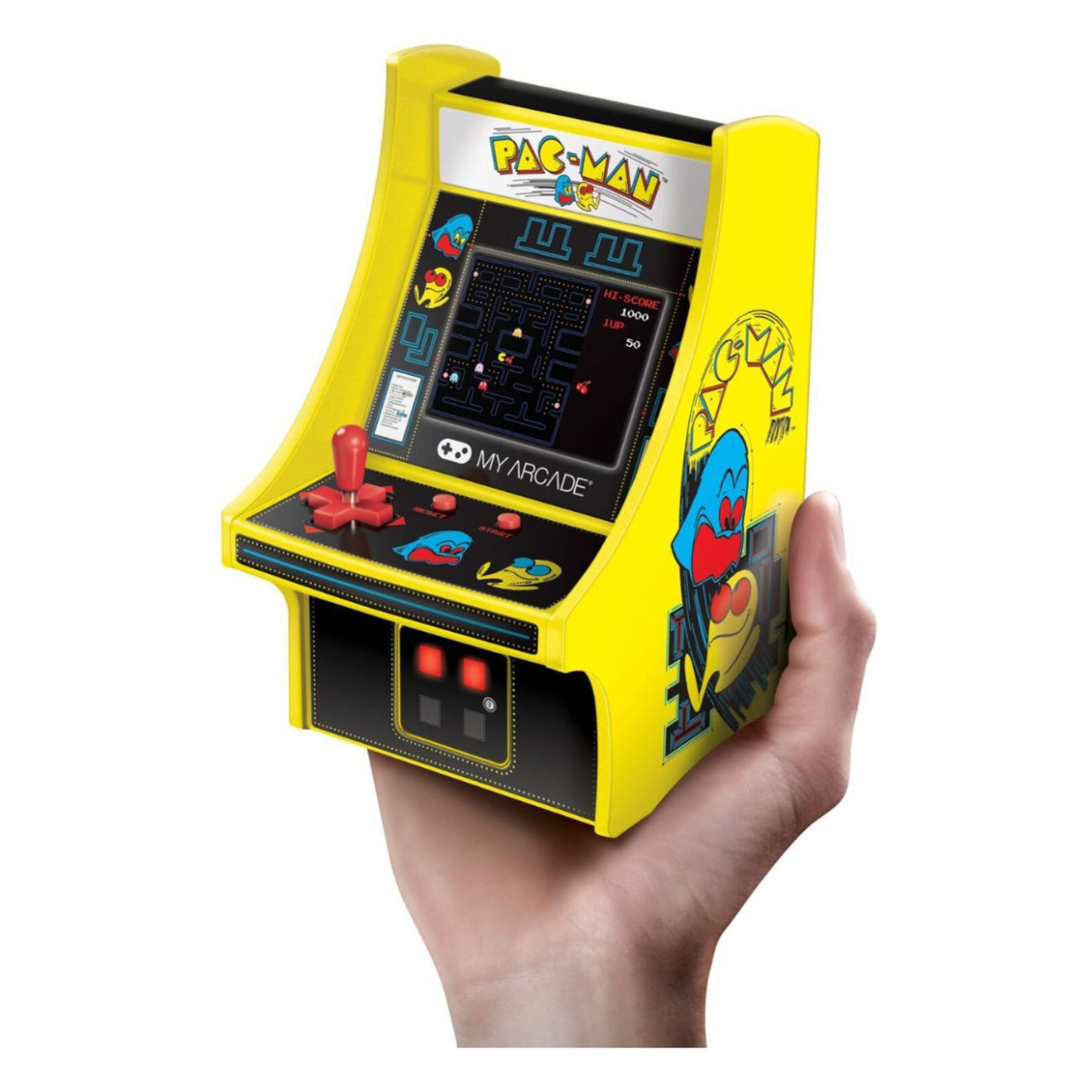 My Arcade Pac-Man Micro Player - Yellow/Black - Curacao