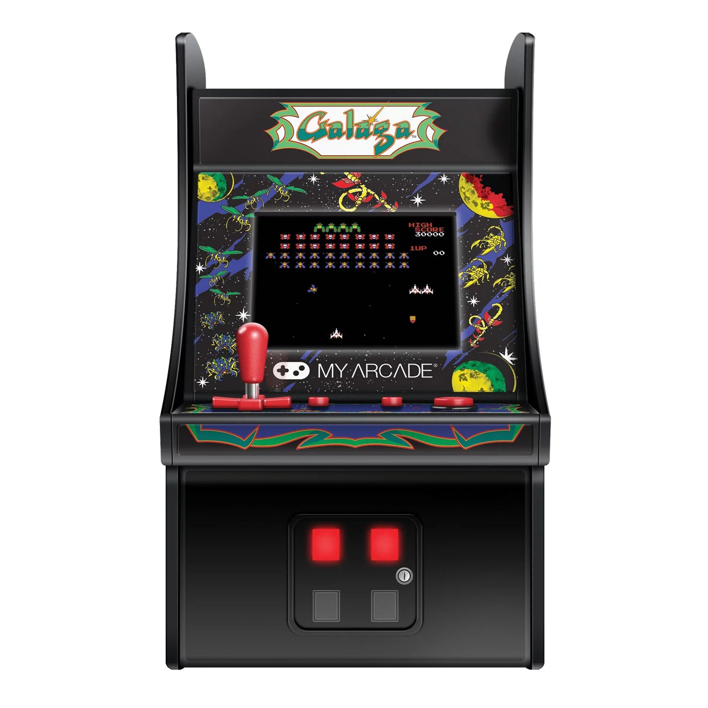 My Arcade Galaga Micro Player - Black - Curacao