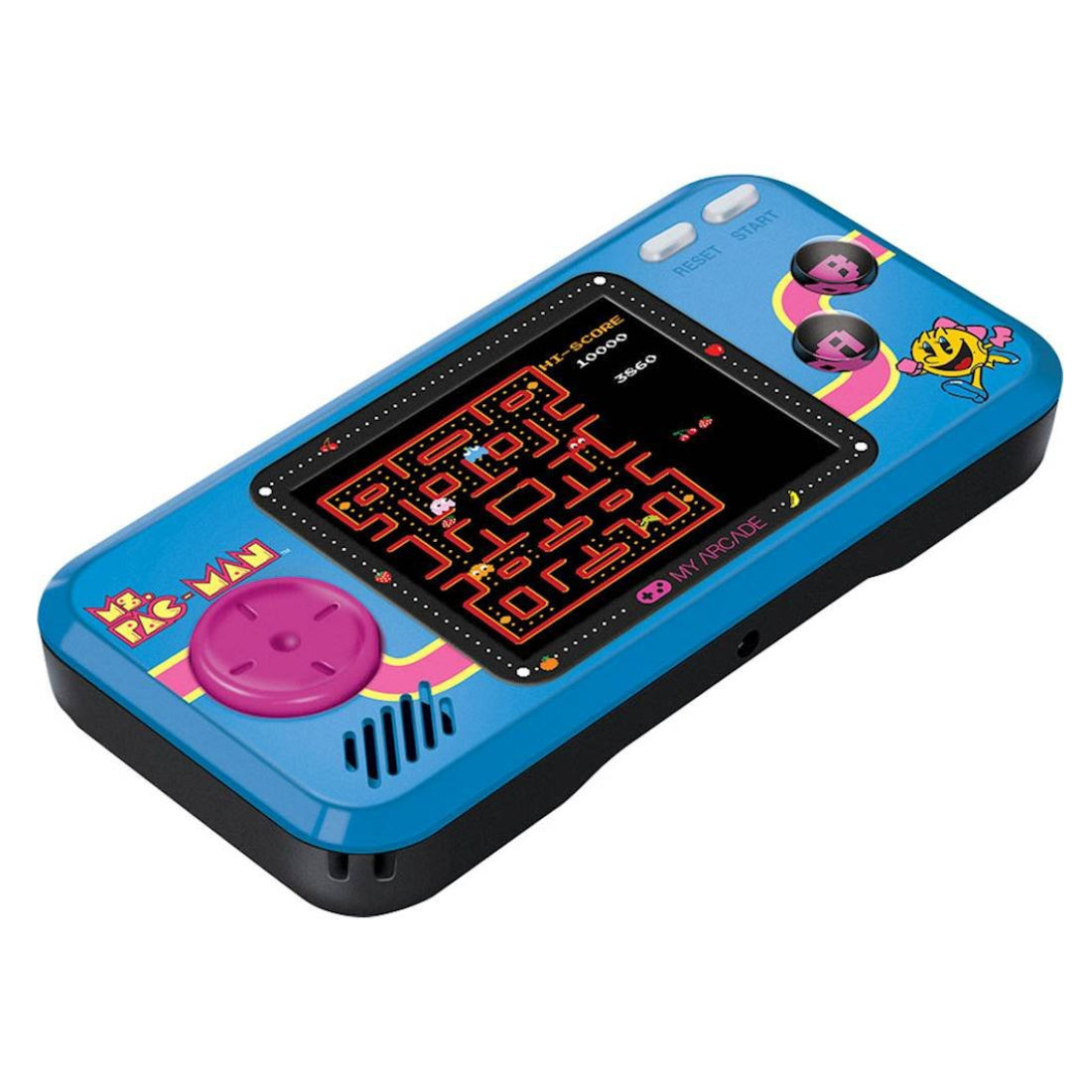 My Arcade Ms. Pac-Man Pocket Player - Blue - Curacao