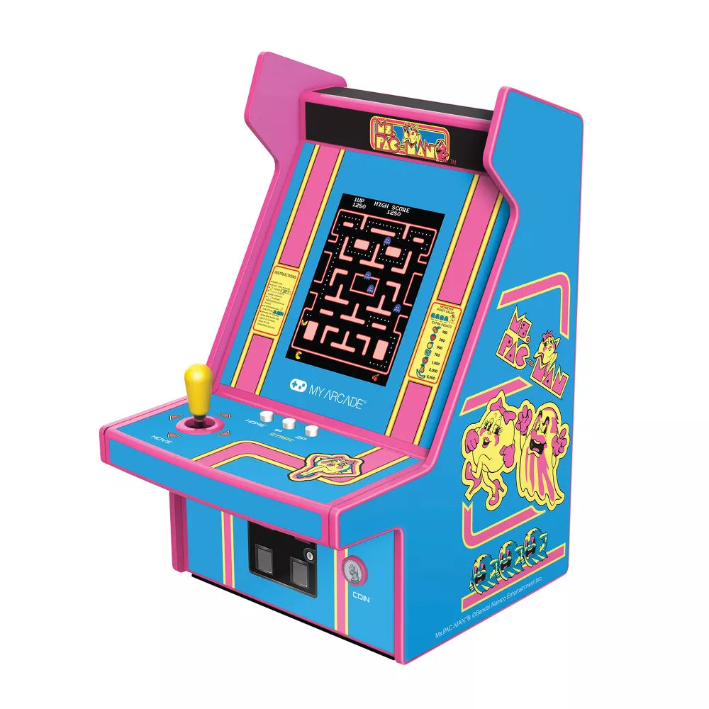 My Arcade Ms.Pac-Man Micro Player Pro - Rosa/Azul