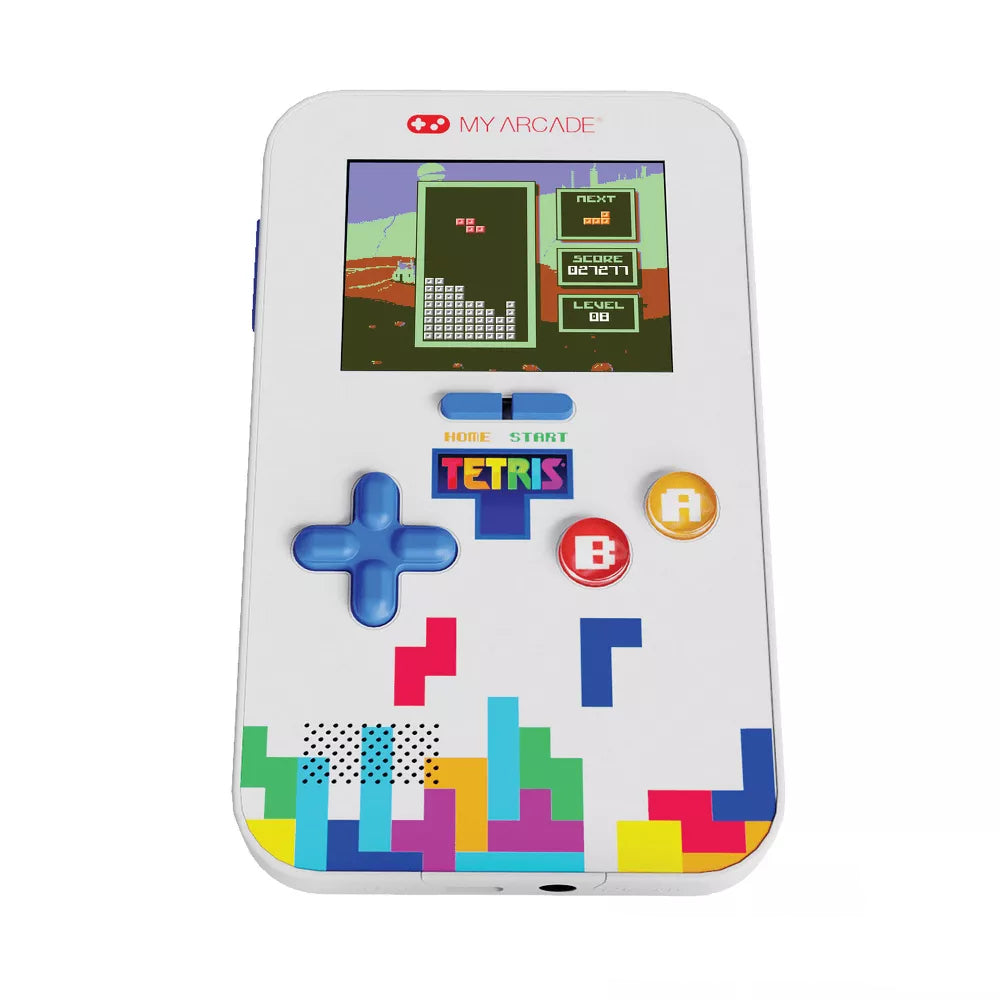 My Arcade Go Gamer Tetris Portable Game System - White