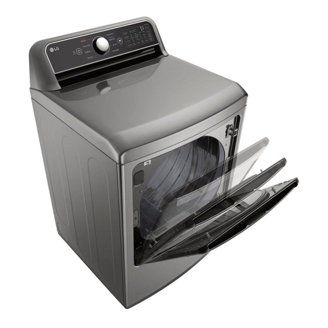 LG DLG7401VE EasyLoad 7.3 cu.ft. Smart Gas Dryer - Silver