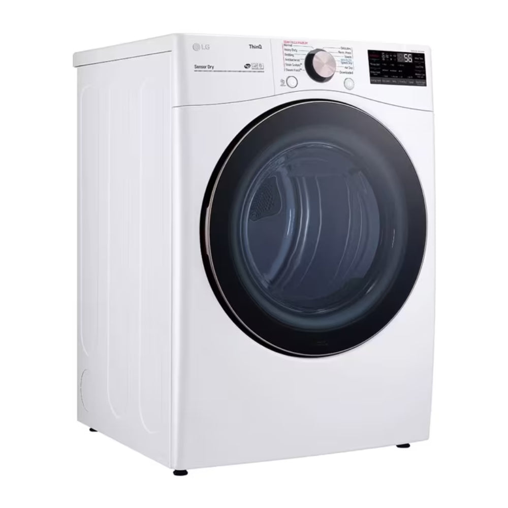 LG DLGX4001W 7.4 cu. ft. Smart Front Load Gas Dryer with TurboSteam and Built-in Intelligence - White