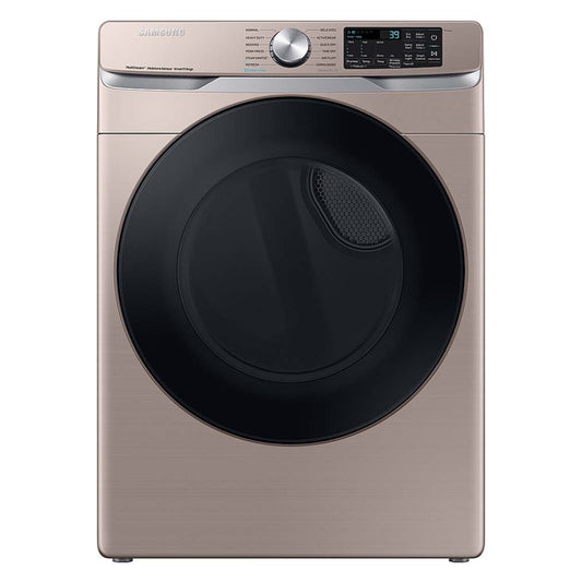 Secadora a gas inteligente Samsung DVG45B6300C de 7,5 pies cúbicos con Steam Sanitize+ - Champán