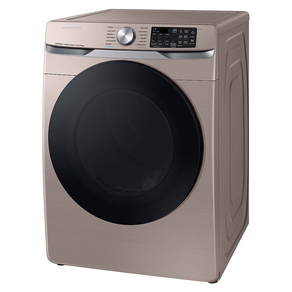 Secadora a gas inteligente Samsung DVG45B6300C de 7,5 pies cúbicos con Steam Sanitize+ - Champán