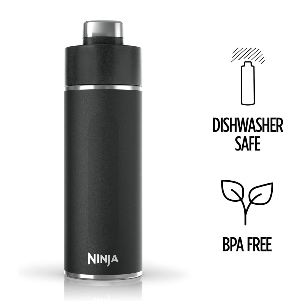 Ninja Thirsti 24oz Travel Bottle - Black