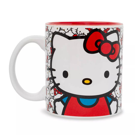 Sanrio Hello Kitty 20 oz Ceramic Allover Faces Mug - Multicolor