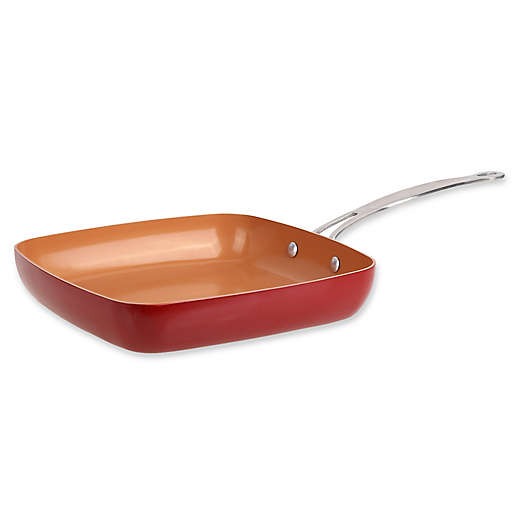 ASOTV Red 9.5" Copper Square Dance Pan
