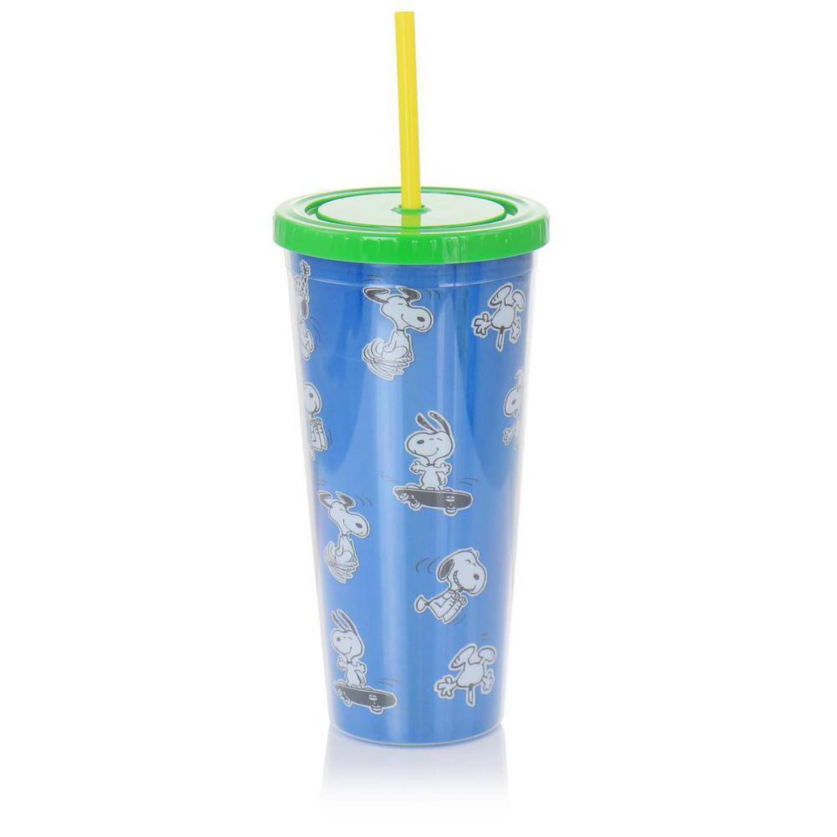 Peanuts 129407.01 23.6 oz Tumbler set with Lid and Straws (4 Pieces) - Multicolor