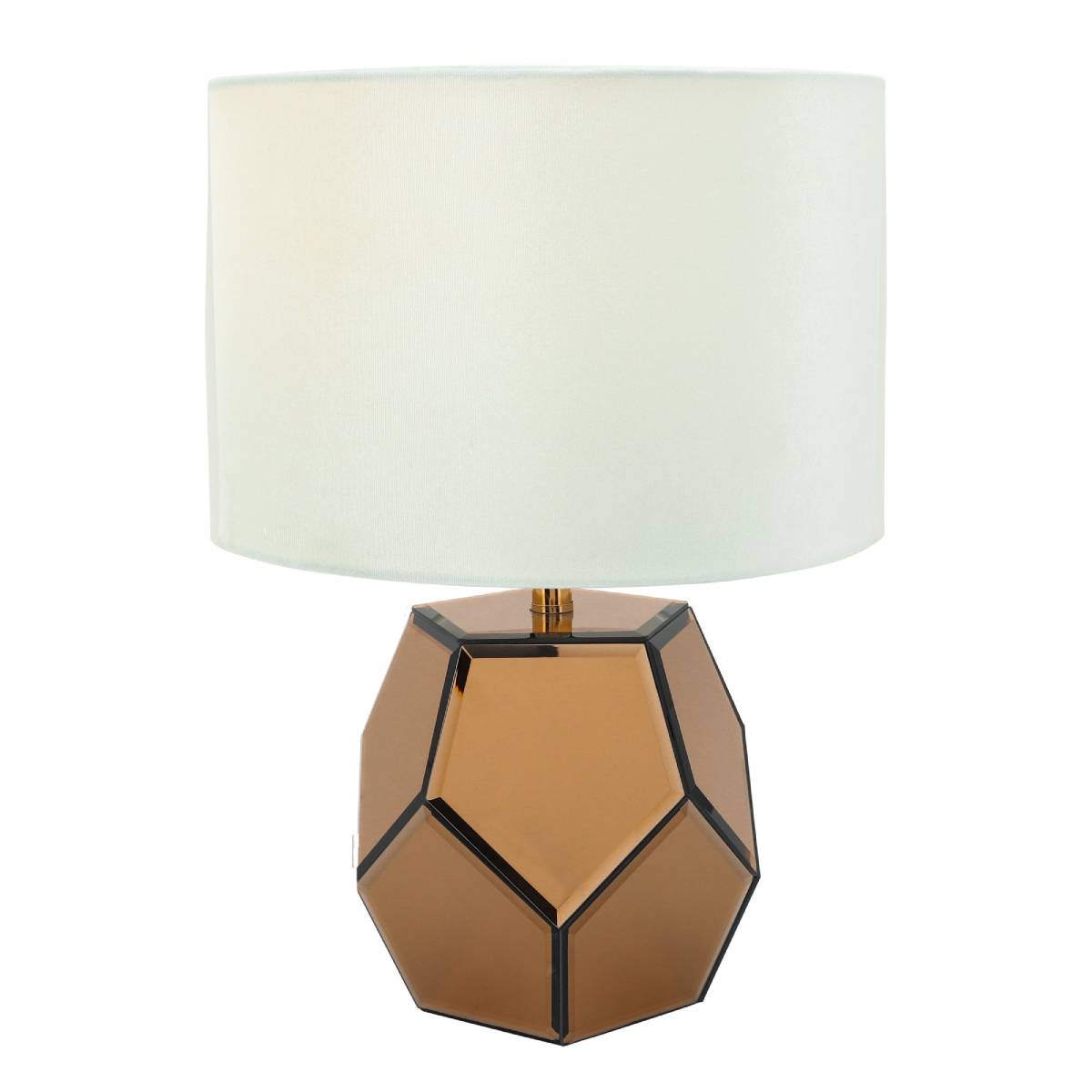 Sagebrook Home Mirrored 17.25" Facetd Table Lamp - Gold