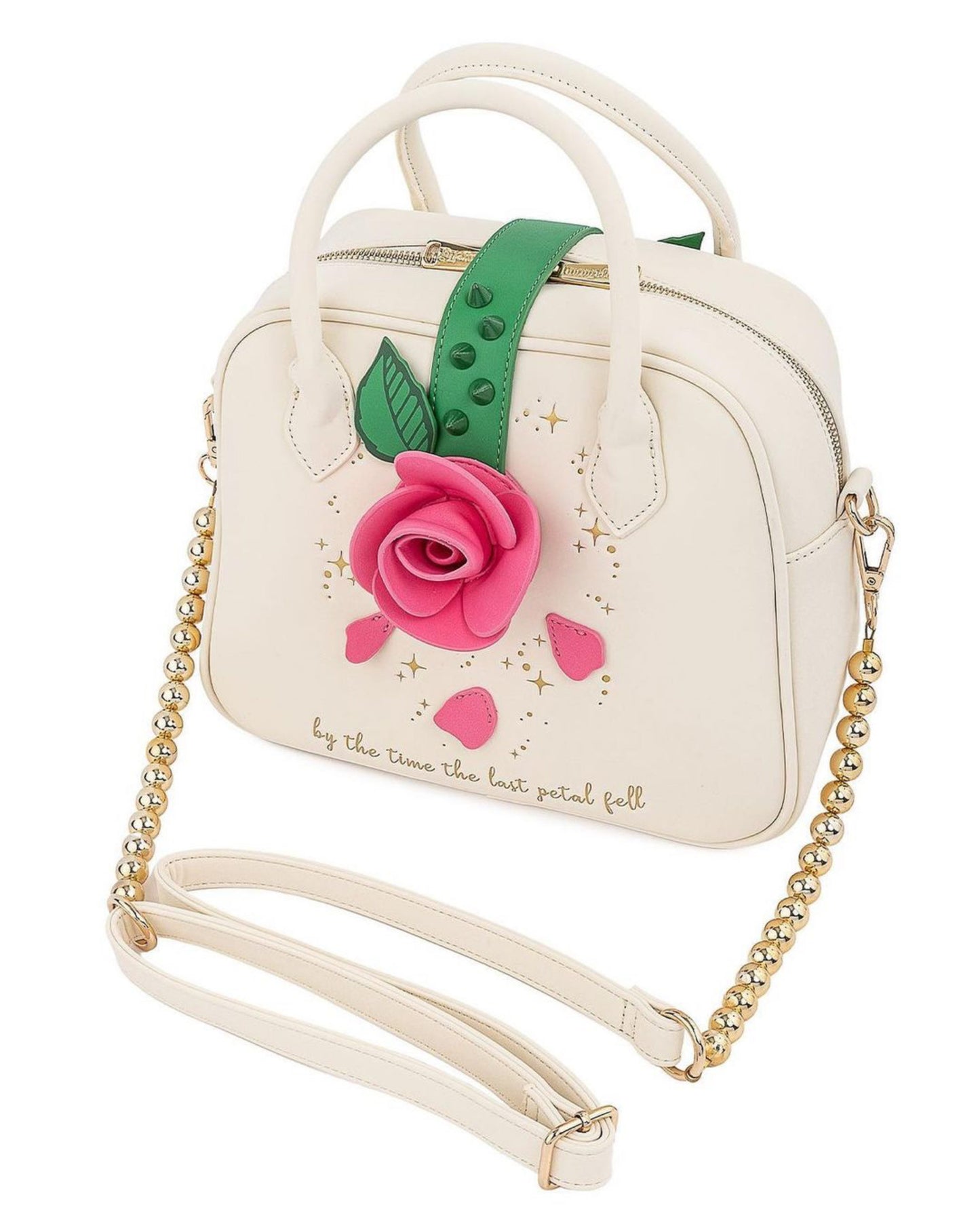 Loungefly Disney Beauty and the Beast Rose Crossbody