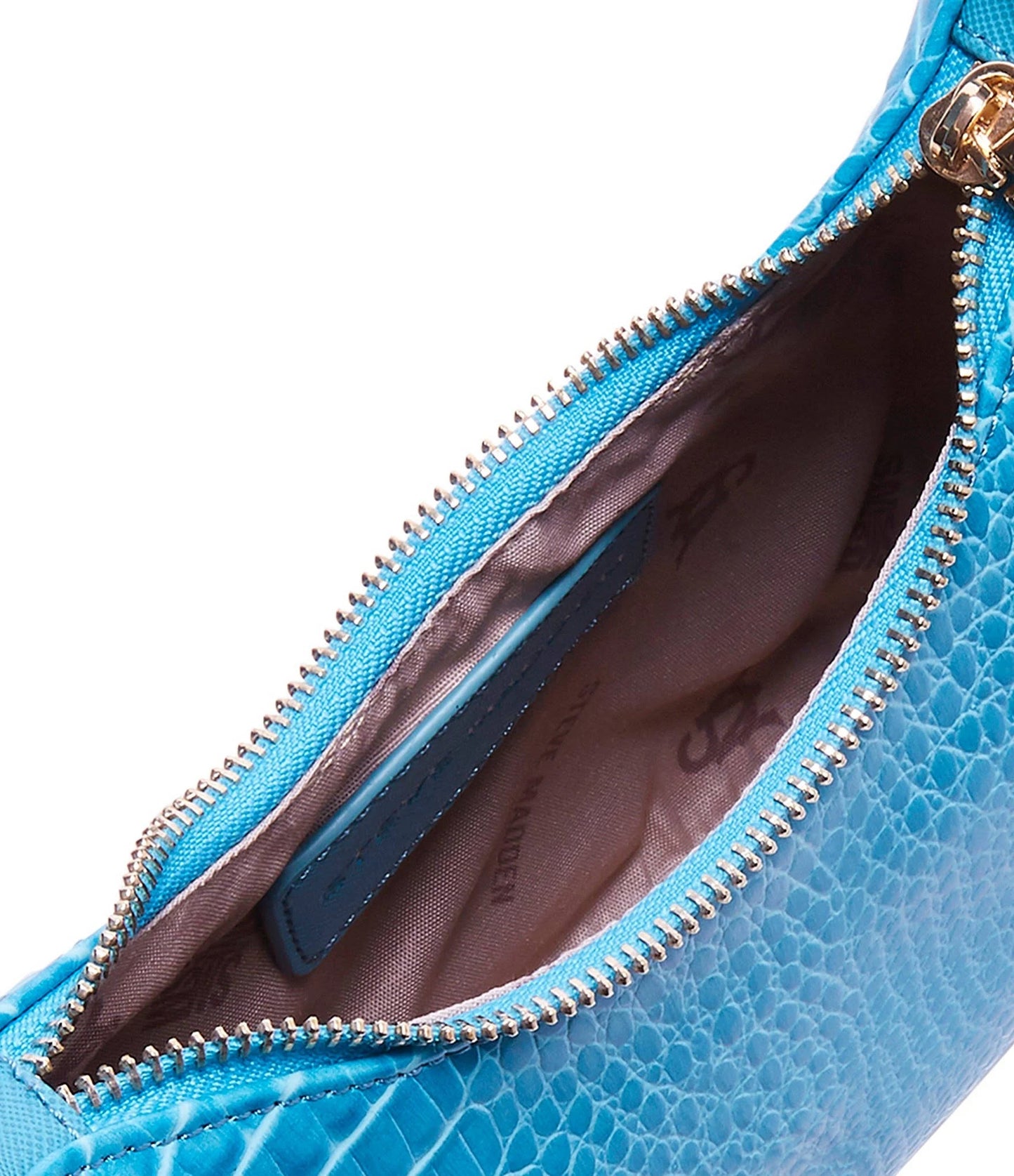 Steve Madden BJanine Blue Croco Shoulder Bag