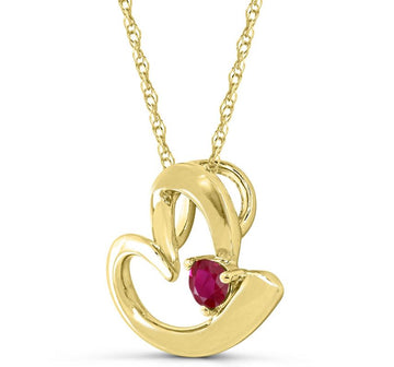Heart Necklace in 10K Gold