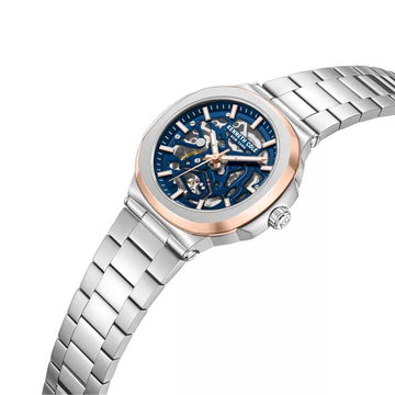 Kenneth Cole New York Men's 45.5mm Silver-Tone Bracelet Watch - Blue Dial