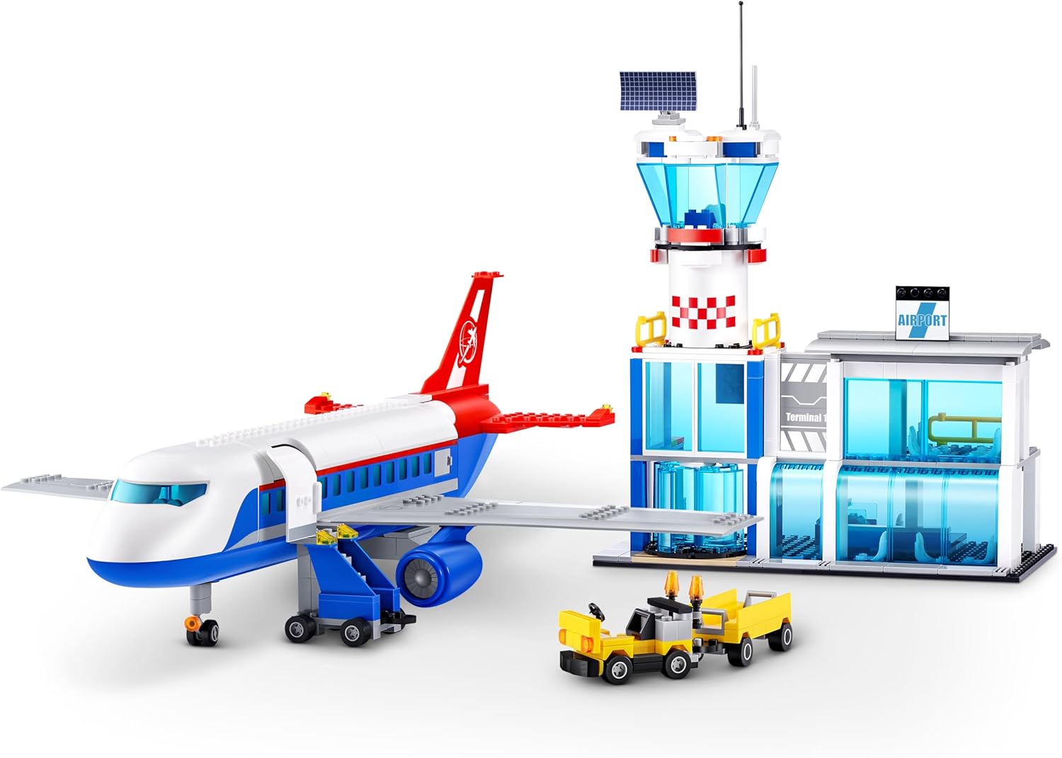 Zuru MAX City US 713 Brick Box Playset Airport– Curacao