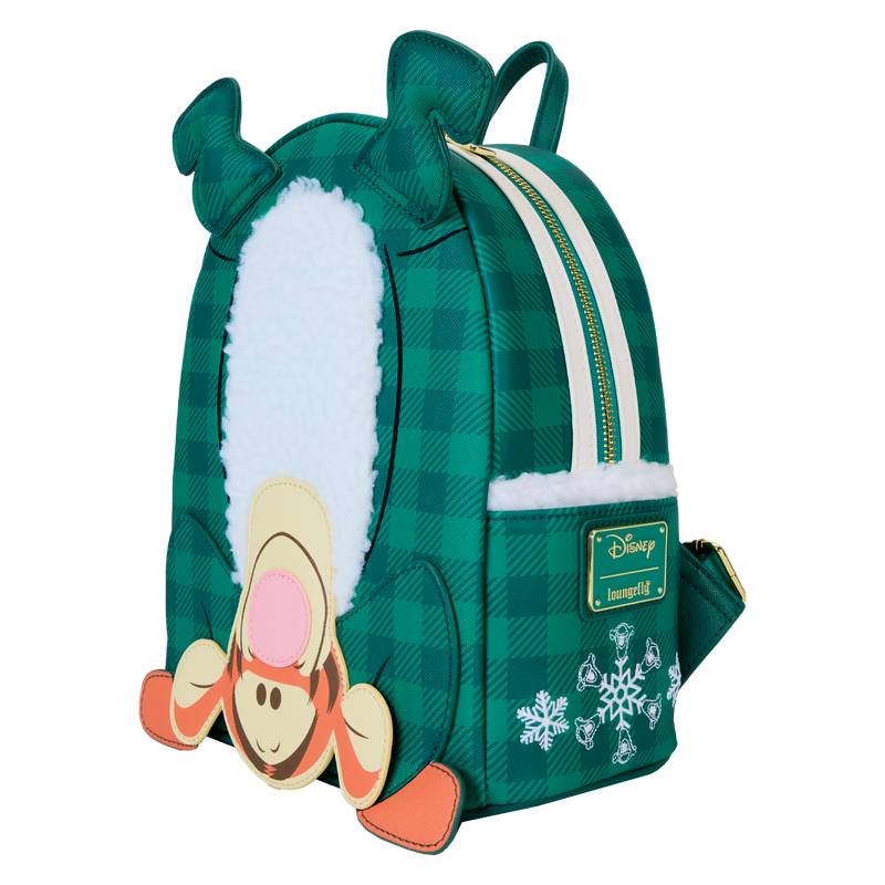 Loungefly Disney Winnie The Pooh Tigger Winter Pajamas Mini Backpack - Green