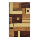 Powell Capri 4' x 7' Rectangle Rug, Burgundy/Beige