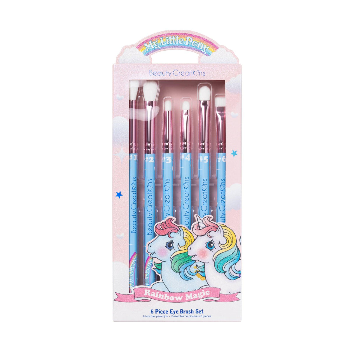 Beauty Creations X My Little Pony "Rainbow Magic" Eye Brush Set (6-Pieces)