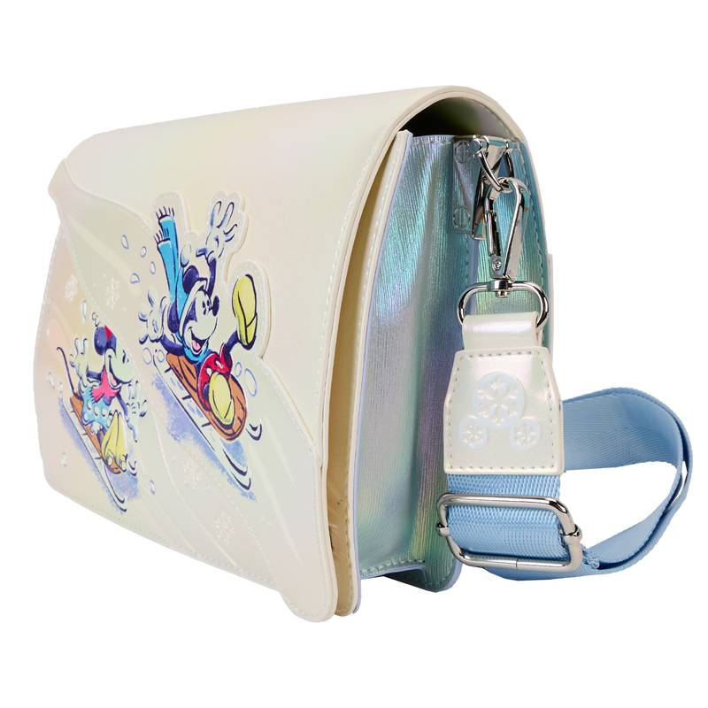 Loungefly Mickey And Friends Winter Wonderland Crossbody Bag - Multicolor