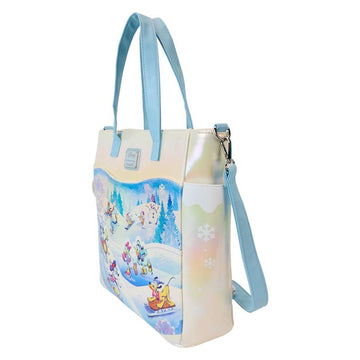 Loungefly Mickey And Friends Winter Wonderland Backpack And Tote Bag