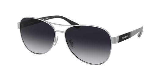 Coach Silver Grey Gradient Polar Sunglasses