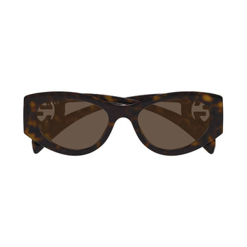 Gucci GG1691S 001 Women's Oval Solid Color Sunglasses