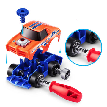 5 Surprise Make A Racer Building Toy - Assorted