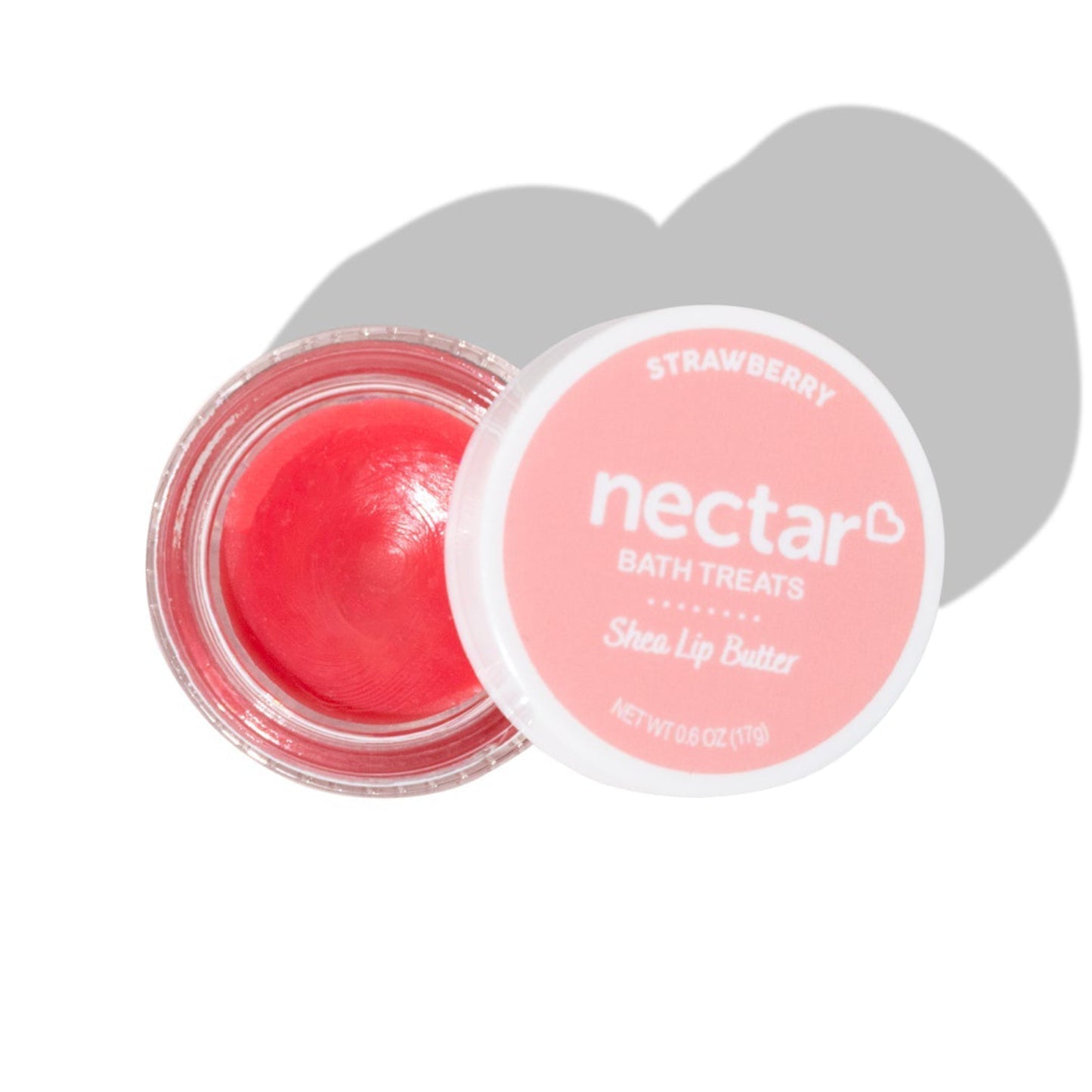 Nectar Bath Treats Sweet Strawberry Macaron Lip Butter