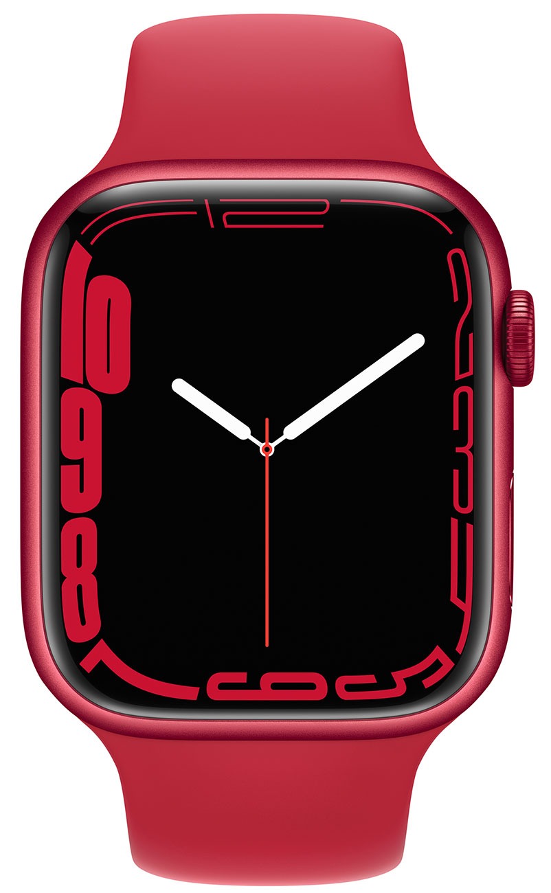 Apple Watch Series 7 (GPS) 45mm (PRODUCT RED) Aluminum Case with (PRODUCT RED) Sport Band