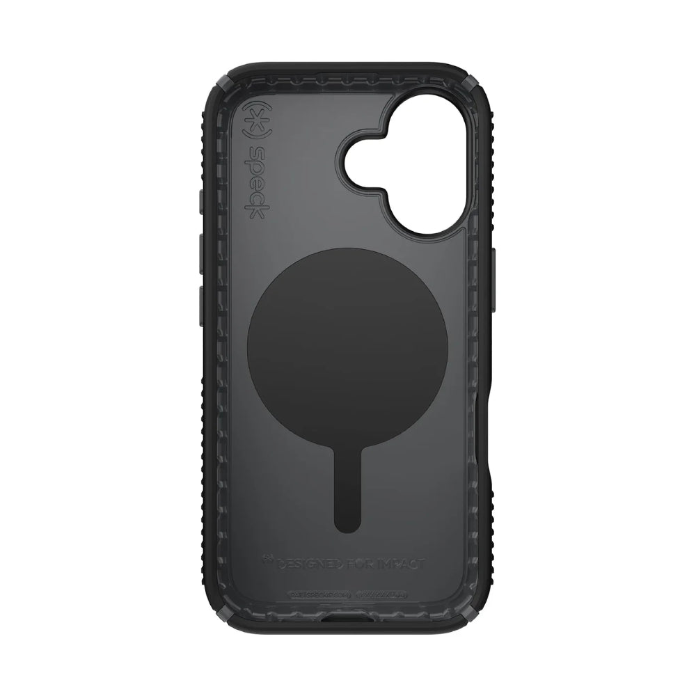 Speck Persidio2 Grip Case for Apple iPhone 16 - Black/Slate Gray
