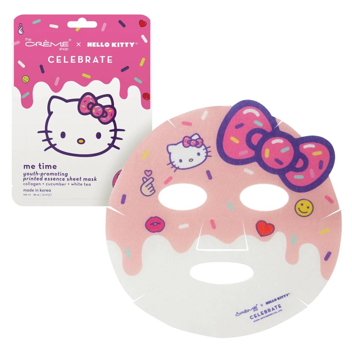 The Crème Shop x Hello Kitty Me Time! Youth-Promoting Sheet Mask