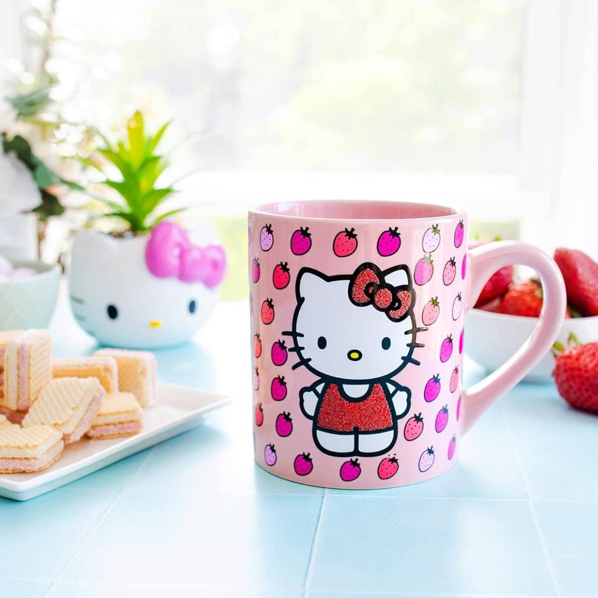 Sanrio Hello Kitty 14 oz Coffee Mug - Pink