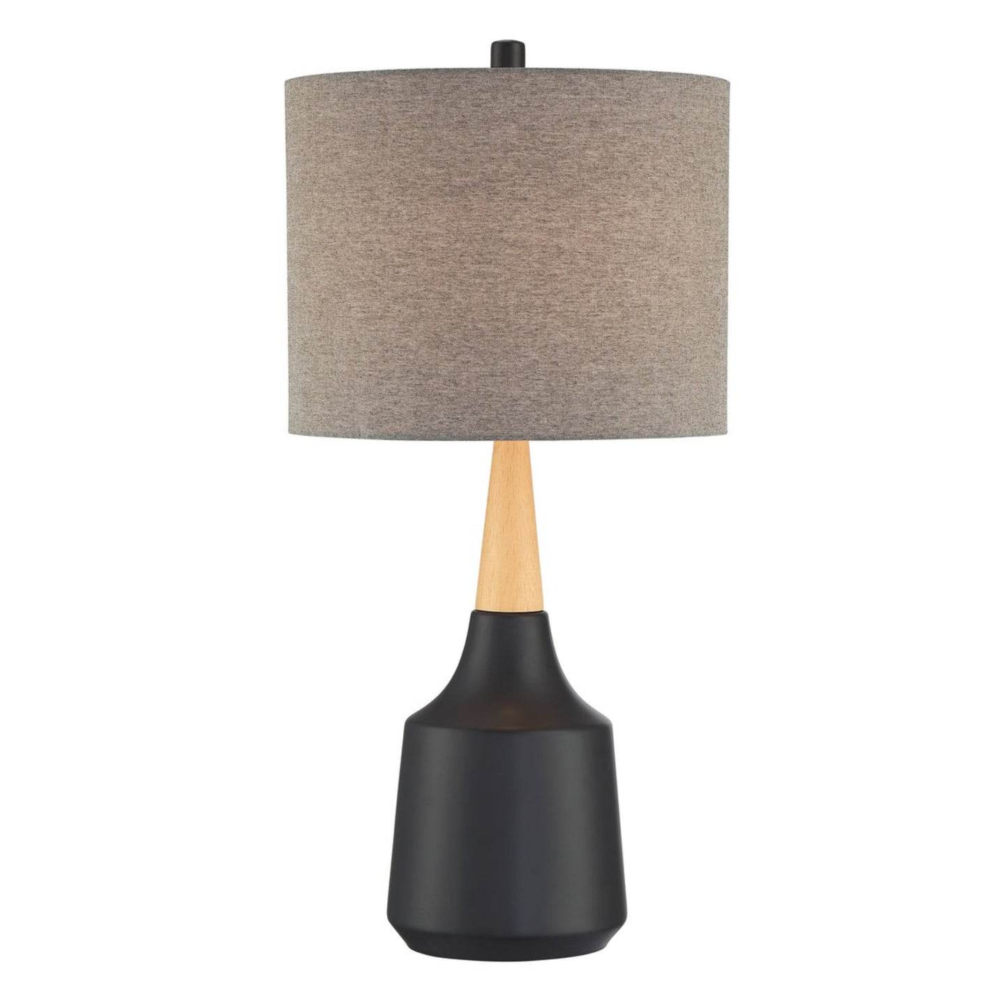 Lite Source Genson Table Lamp, Two Tone Black