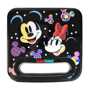 Uncanny Brands PP1/DIM/MM1 Disney Mickey and Minnie Mouse Sandwich Maker - Black