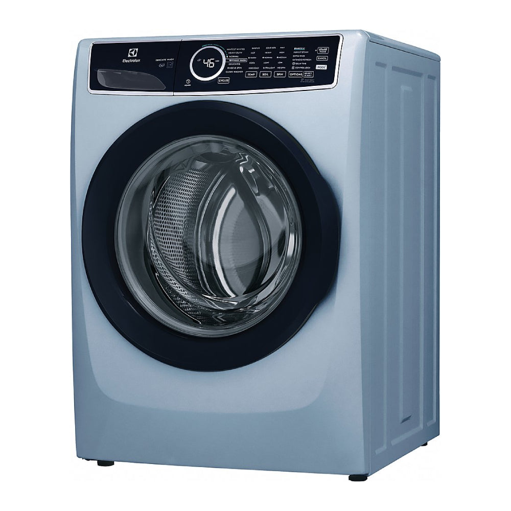 Lavadora de carga frontal Electrolux ELFW7437AG de 4,5 pies cúbicos con LuxCare Wash - Azul glaciar