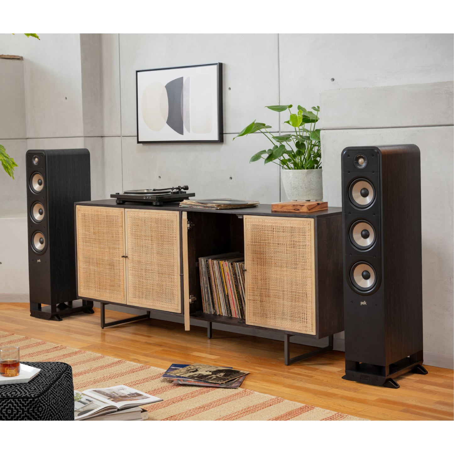 Polk Signature Elite ES60 Floorstanding Speaker - Stunning Black