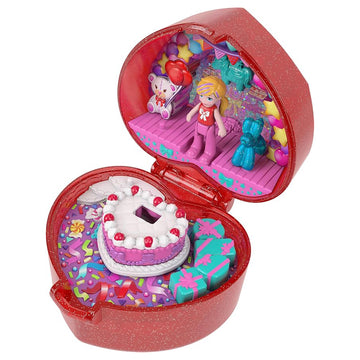 Polly Pocket Ring Box Playset - Ruby Red