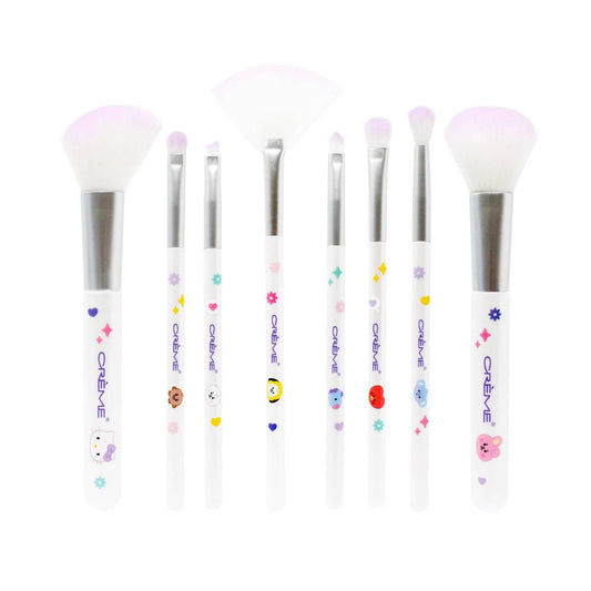 The Creme Shop Hello Kitty and BT21 Makeup Brush (Set of 8)