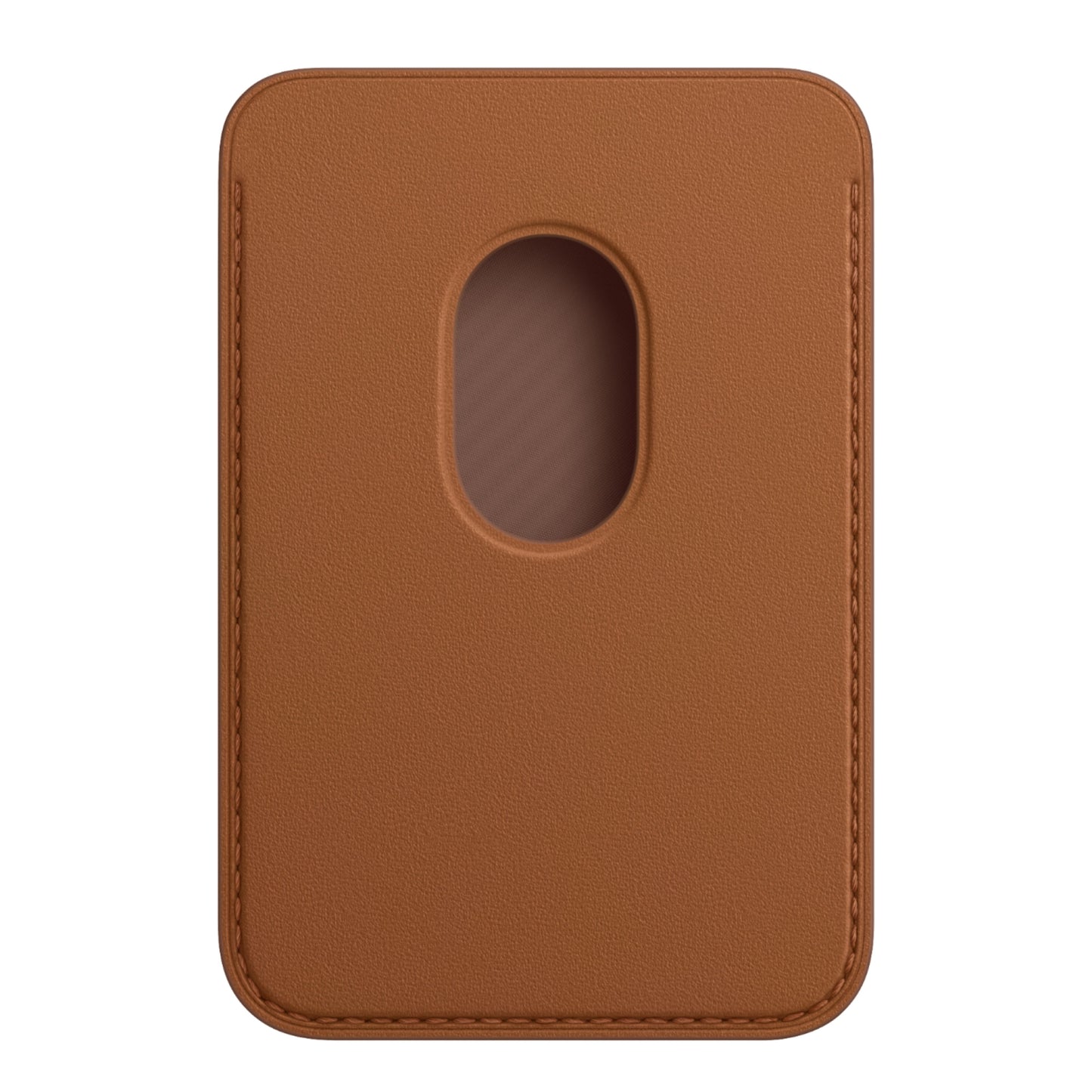 Apple MagSafe Leather Wallet for iPhone 12 Series, Saddle Brown