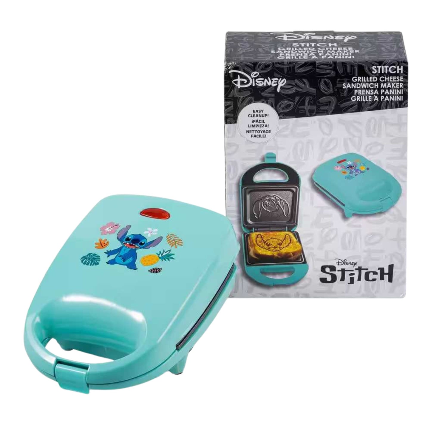 Uncanny Brands PP2/DIL/LS1 Disney Stitch Single Sandwich Maker - Teal