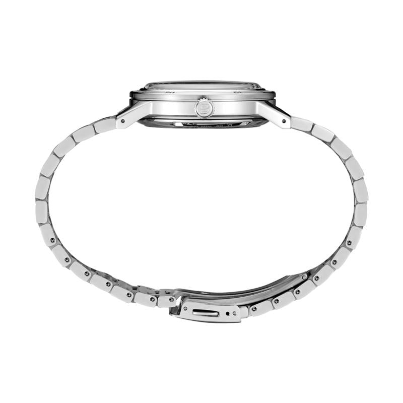 Seiko Men's 39.5 mm Silver Bracelet Watch - Green Dial