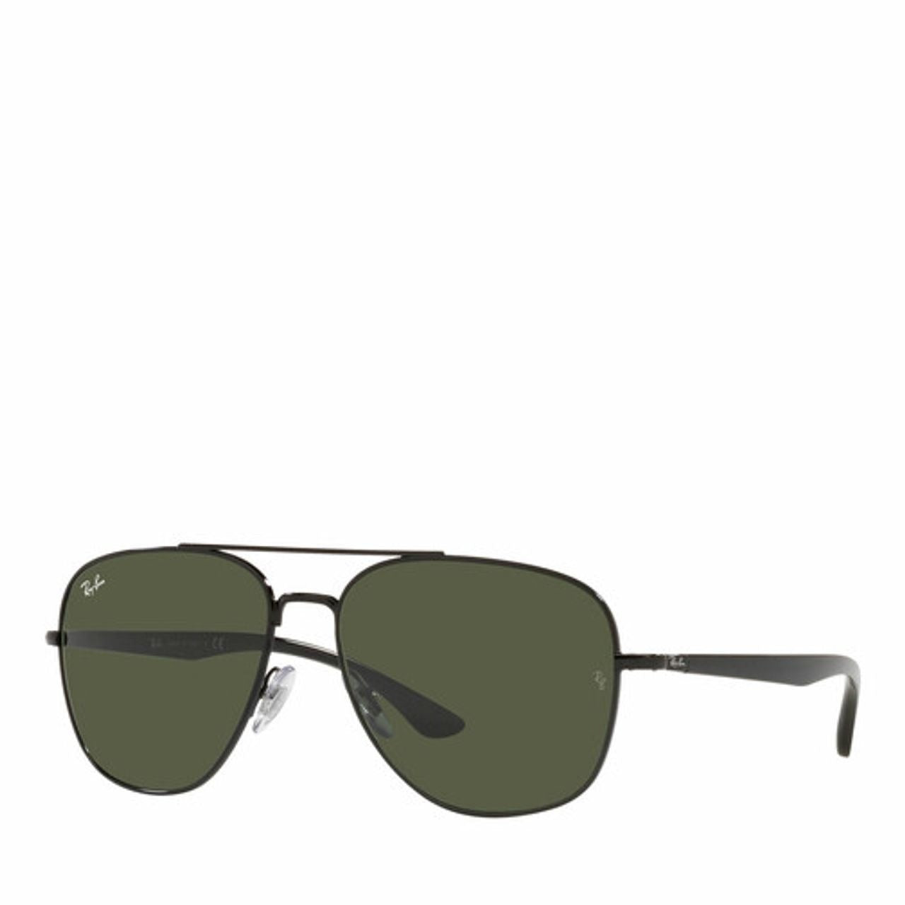 Ray Ban Black/Green Sunglasses