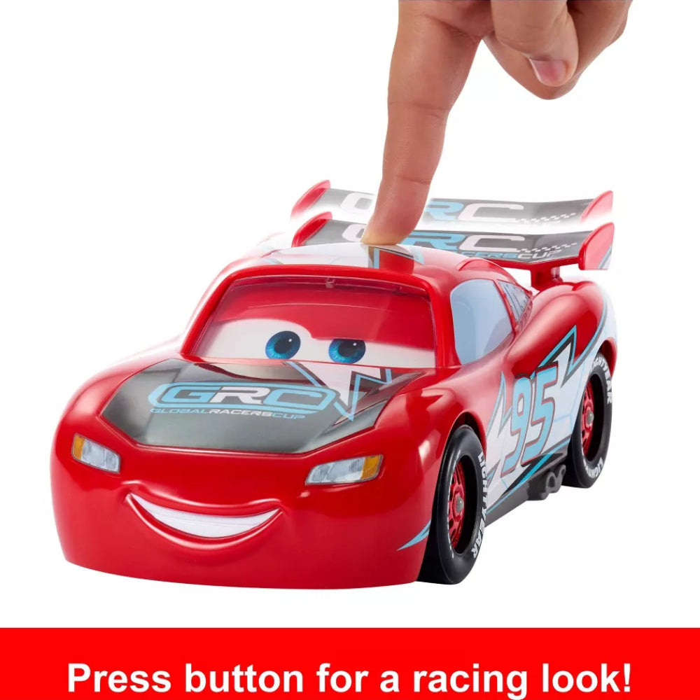 Disney and Pixar Cars Global Racers Cup Drift and Race Lightning McQueen Toy - Red