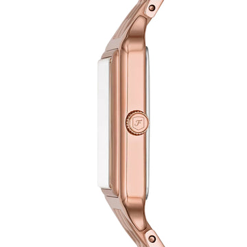 Fossil Raquel Women's 23mm  Rose Gold Bracelet Watch - White Dial