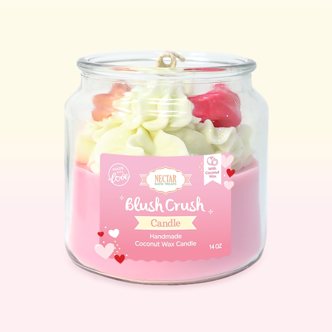 Nectar Bath Treats Blush Crush Candle