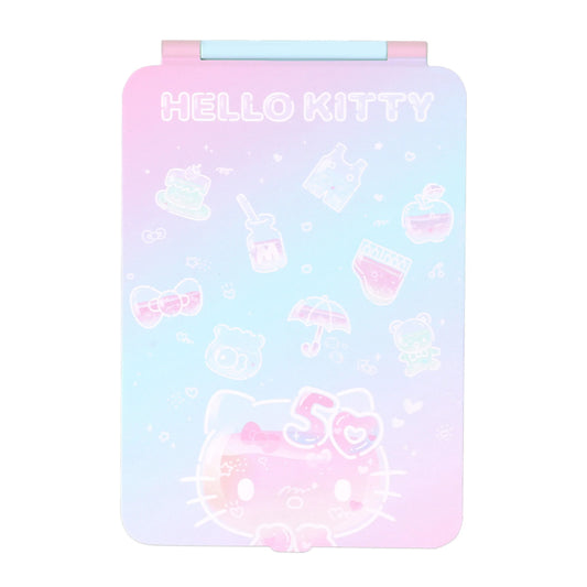 Impressions Vanity Hello KittyÂ  50th Touch Pad Mini Mirror -Pink/Blue