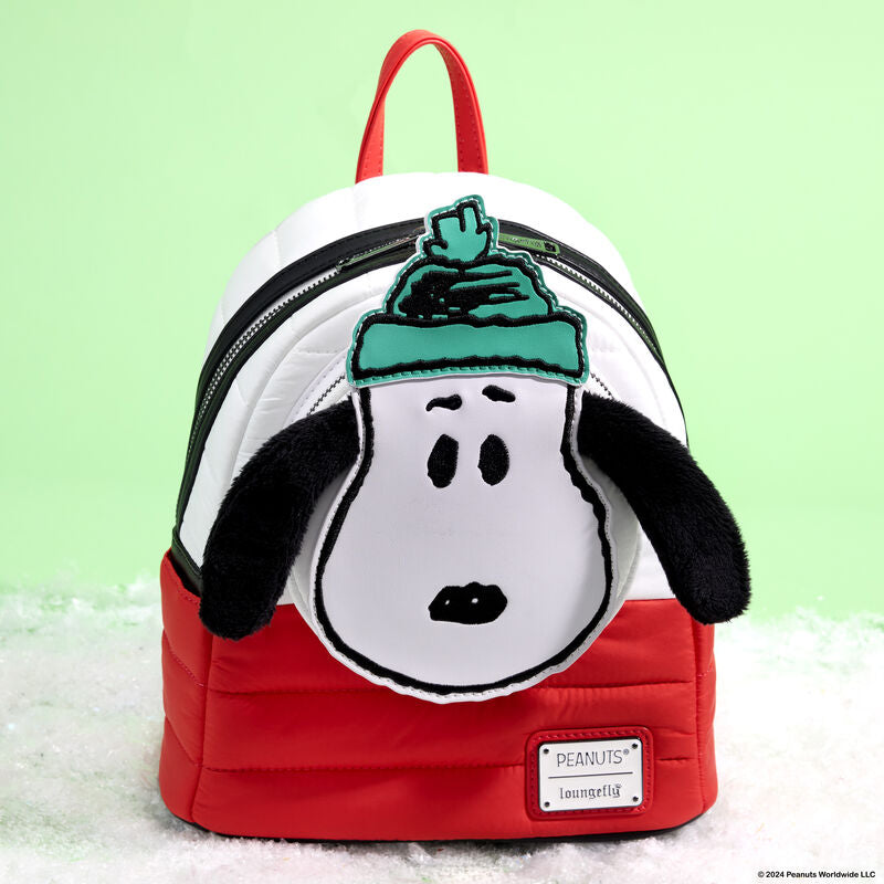 Loungefly Peanuts Snoopy Snow Day Mini Backpack - Multicolor