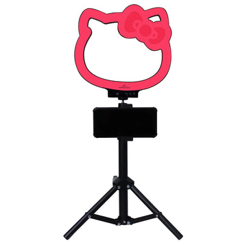 Impressions Vanity X Hello Kitty 10Ã¢â‚¬Â RGB Desktop Ring Light with Tripod