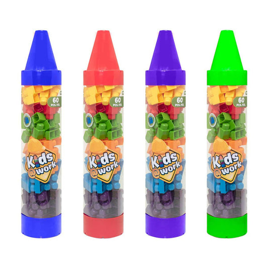 Kids @ Work Crayon Tube Blocks, 60 ct - Assorted