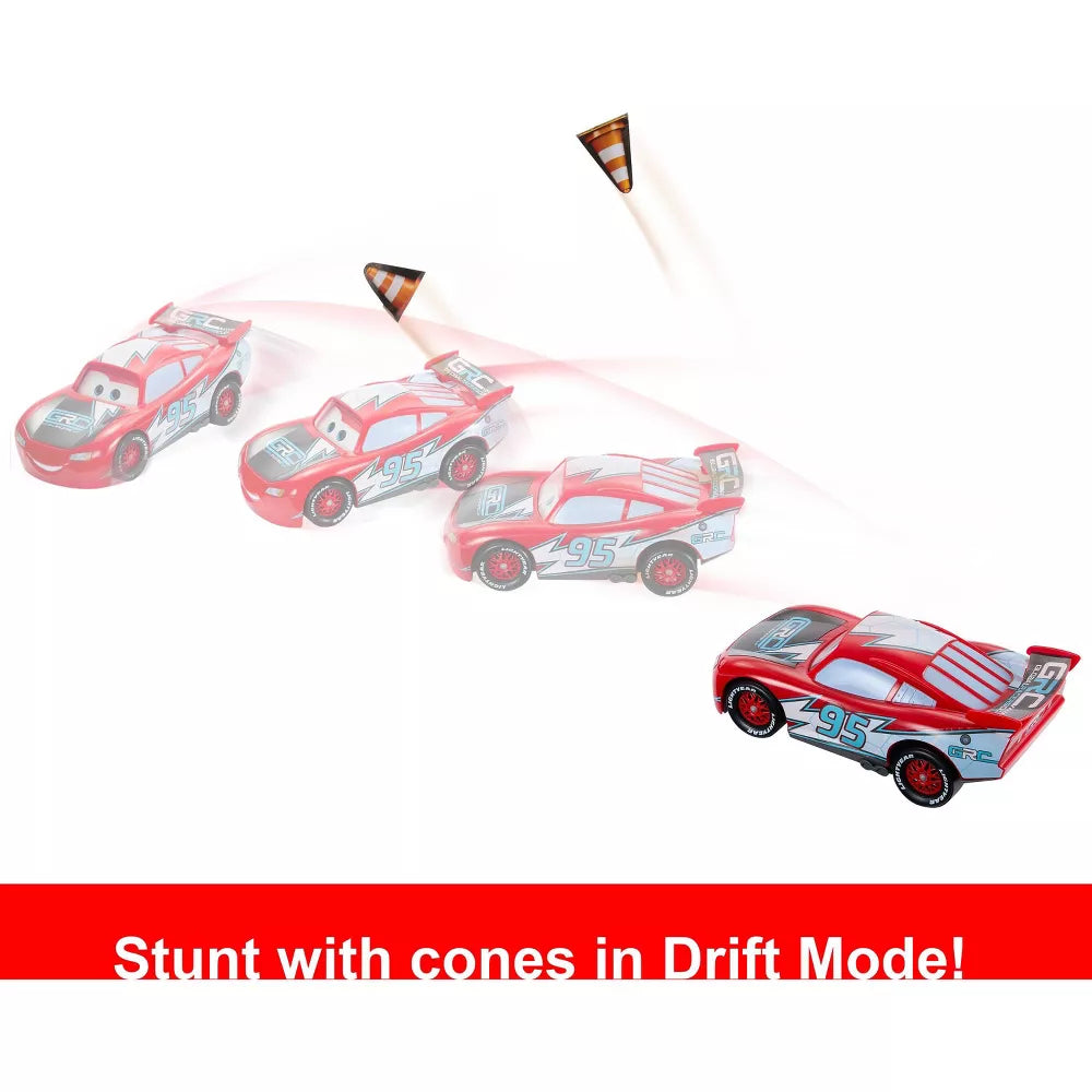 Disney and Pixar Cars Global Racers Cup Drift and Race Lightning McQueen Toy - Red